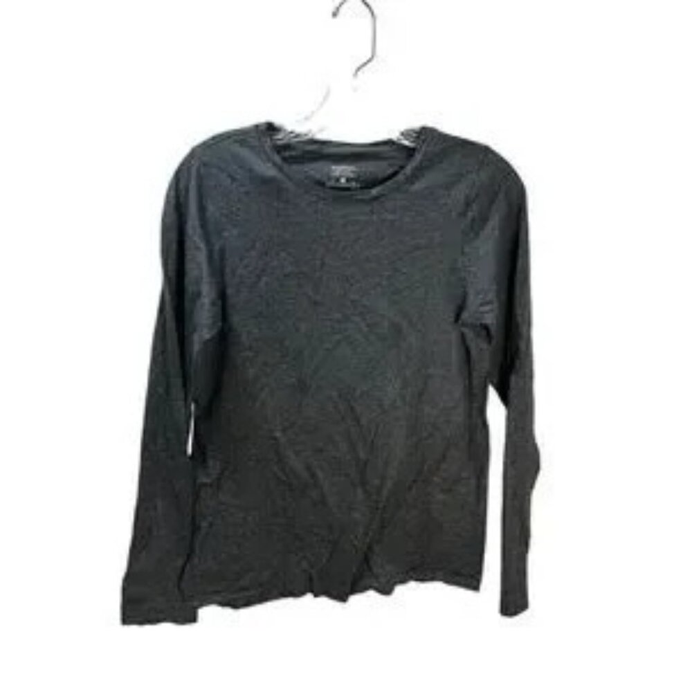 DRESSBARN Long‎ Sleeve Gray Crewneck Shirt Medium